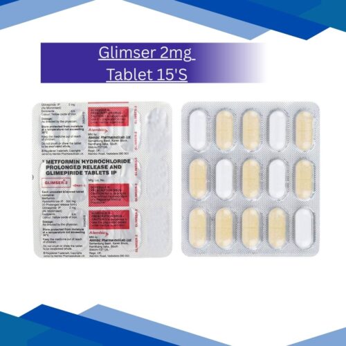 Glimser 2mg Tablet 15'S