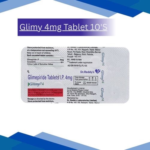 Glimy 4mg Tablet 10'S