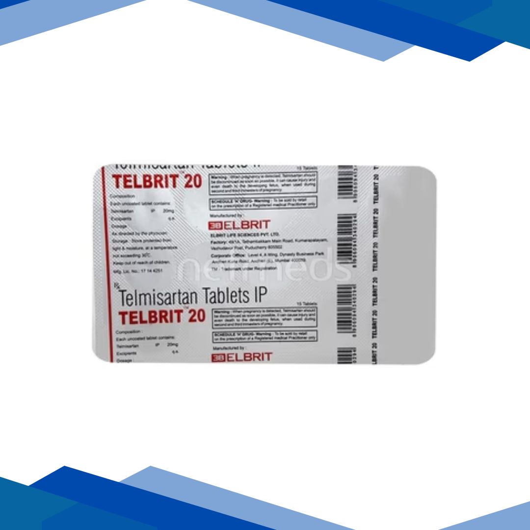 Telbrit 20mg Tablet 15'S