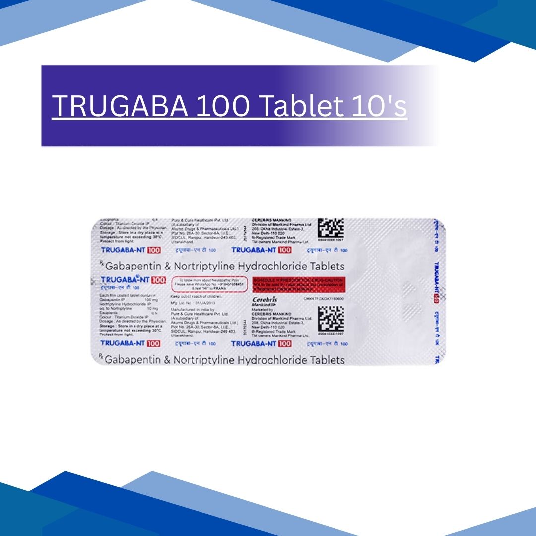 TRUGABA 100 Tablet 10's