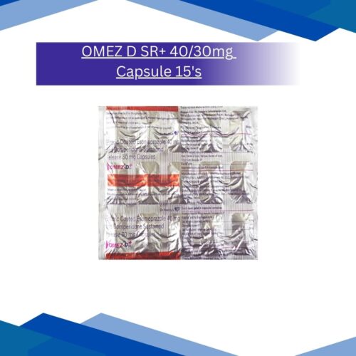 OMEZ D SR+ 40/30mg Capsule 15's