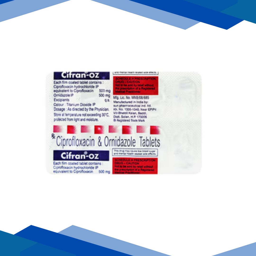 Cifran OZ Tablet 10'S