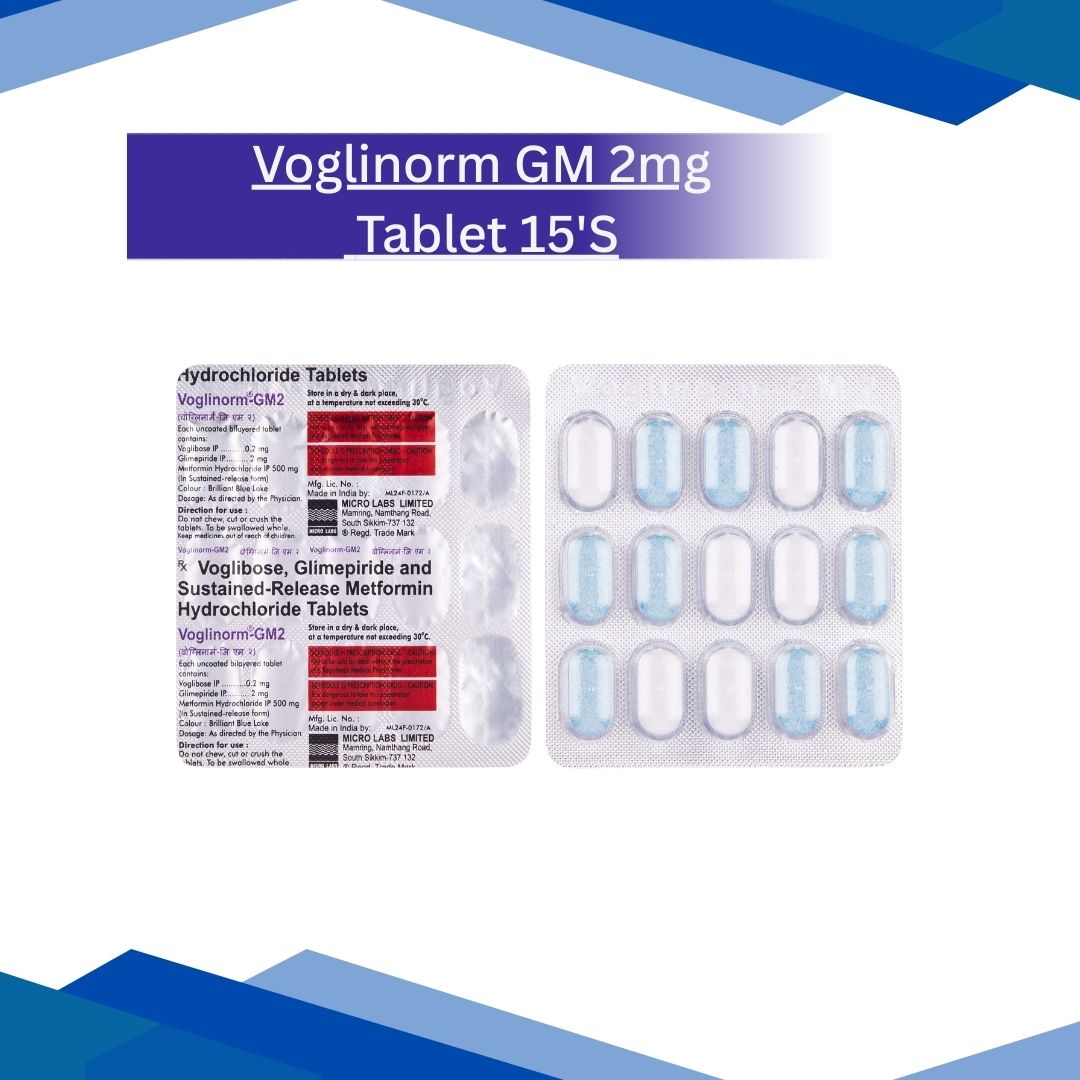 Voglinorm GM 2mg Tablet 15'S