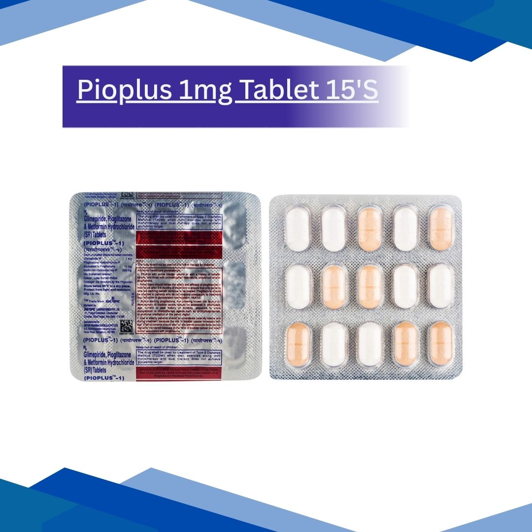 Pioplus 1mg Tablet 15'S