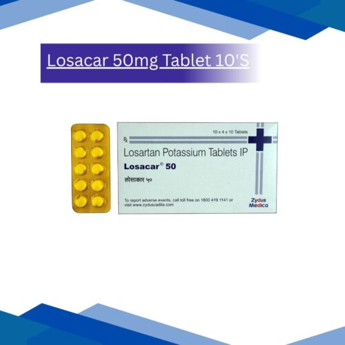 Losacar 50 mg Tablet 10's