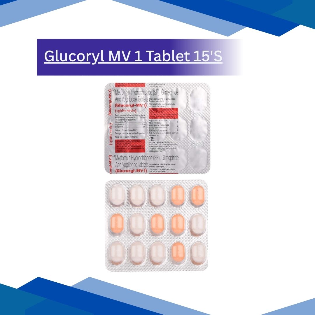 Glucoryl MV 1 Tablet 15'S