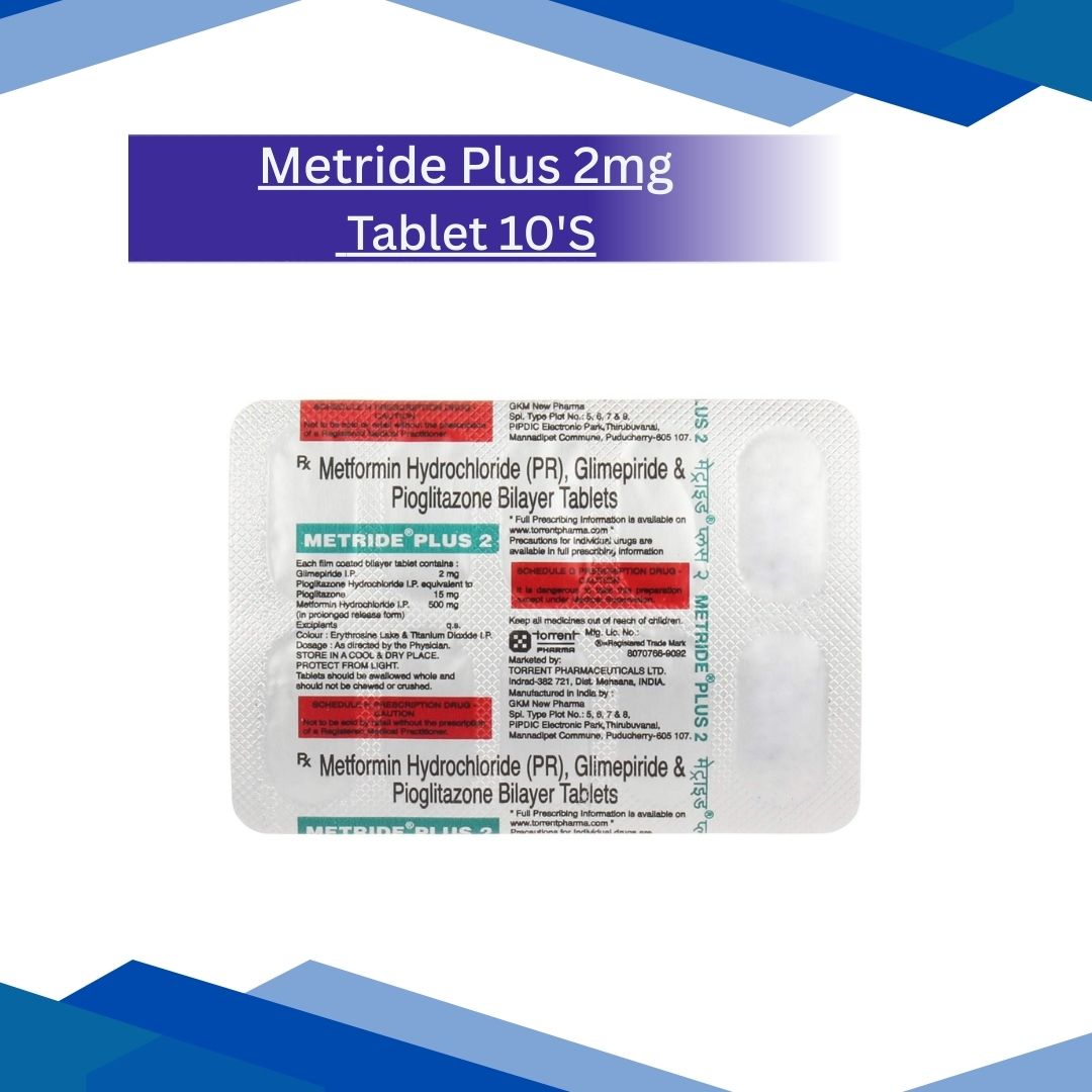 Metride Plus 2mg Tablet 10'S