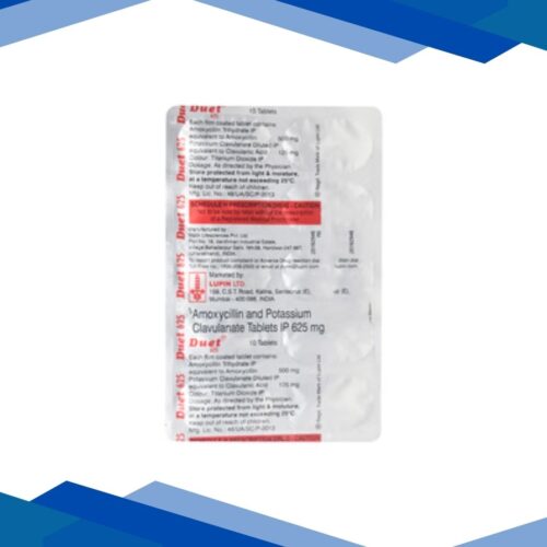 Duet 625mg Tablet 10'S