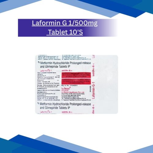 Laformin G 1/500mg Tablet 10'S