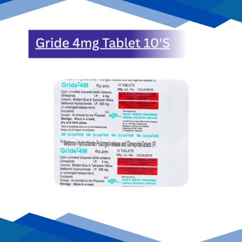 Gride 4mg Tablet 10'S