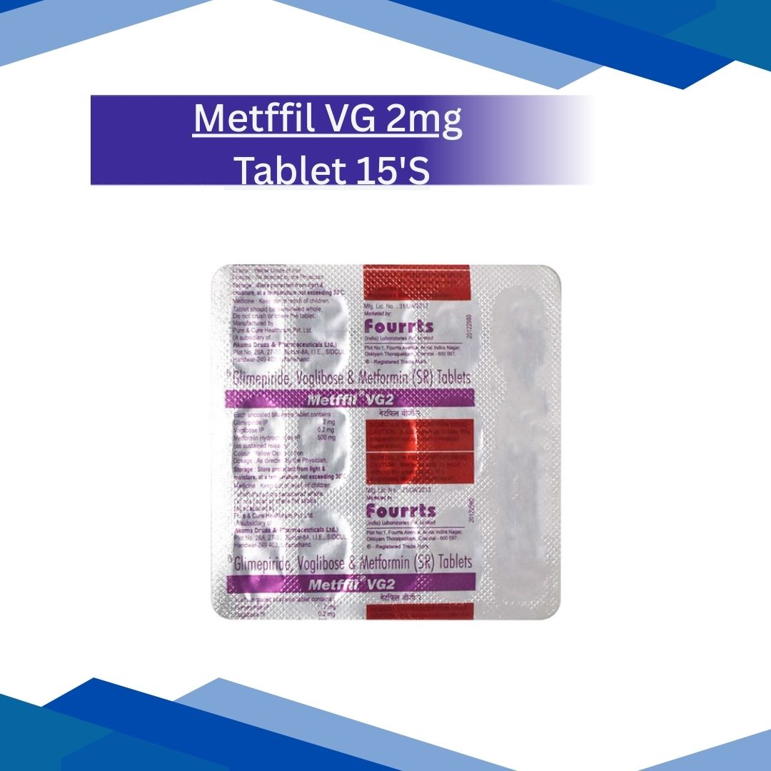 Metffil VG 2mg Tablet 15'S