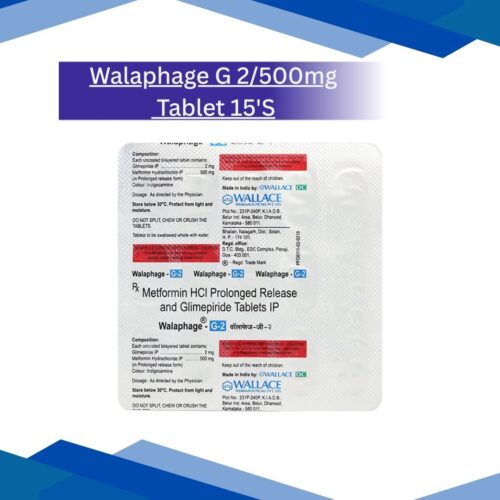 Walaphage G 2/500mg Tablet 15'S