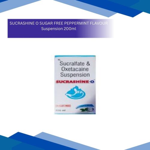 SUCRASHINE O SUGAR FREE PEPPERMINT FLAVOUR Suspension 200ml