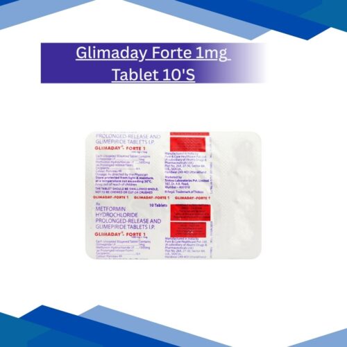 Glimaday Forte 1mg Tablet 10'S