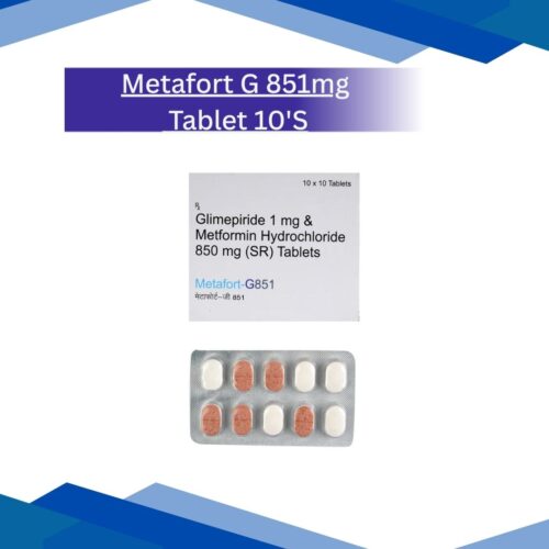 Metafort G 851mg Tablet 10'S