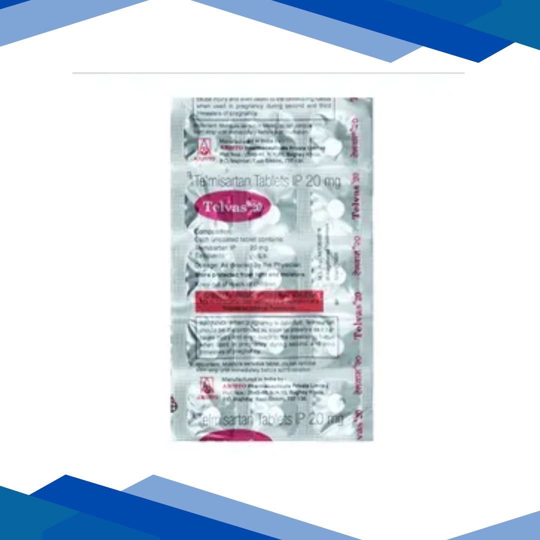 TELVAS 20 Tablet 15's