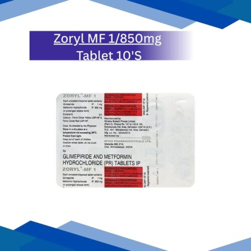 Zoryl MF 1/850mg Tablet 10'S