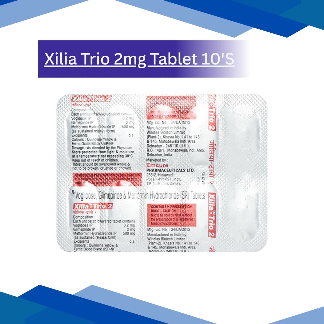 Xilia Trio 2mg Tablet 10'S