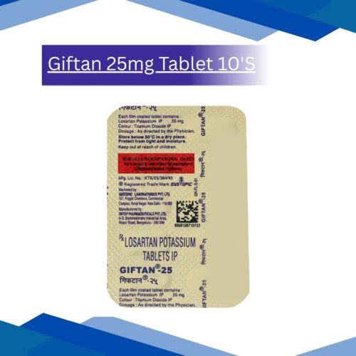 Giftan 25 mg Tablet 10's
