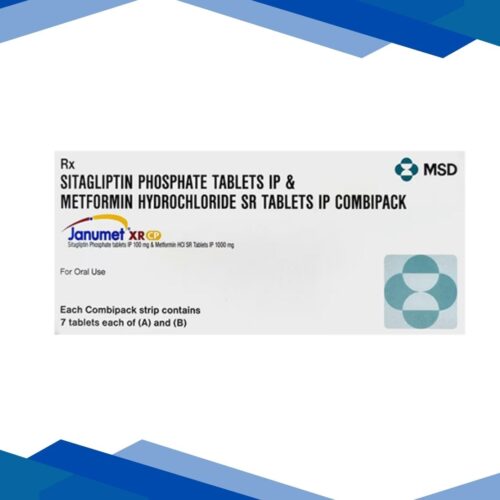 Janumet XR CP 100/1000mg Combipack Tablet 7'S