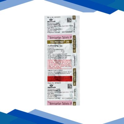 Telmikind 20mg Tablet 10'S