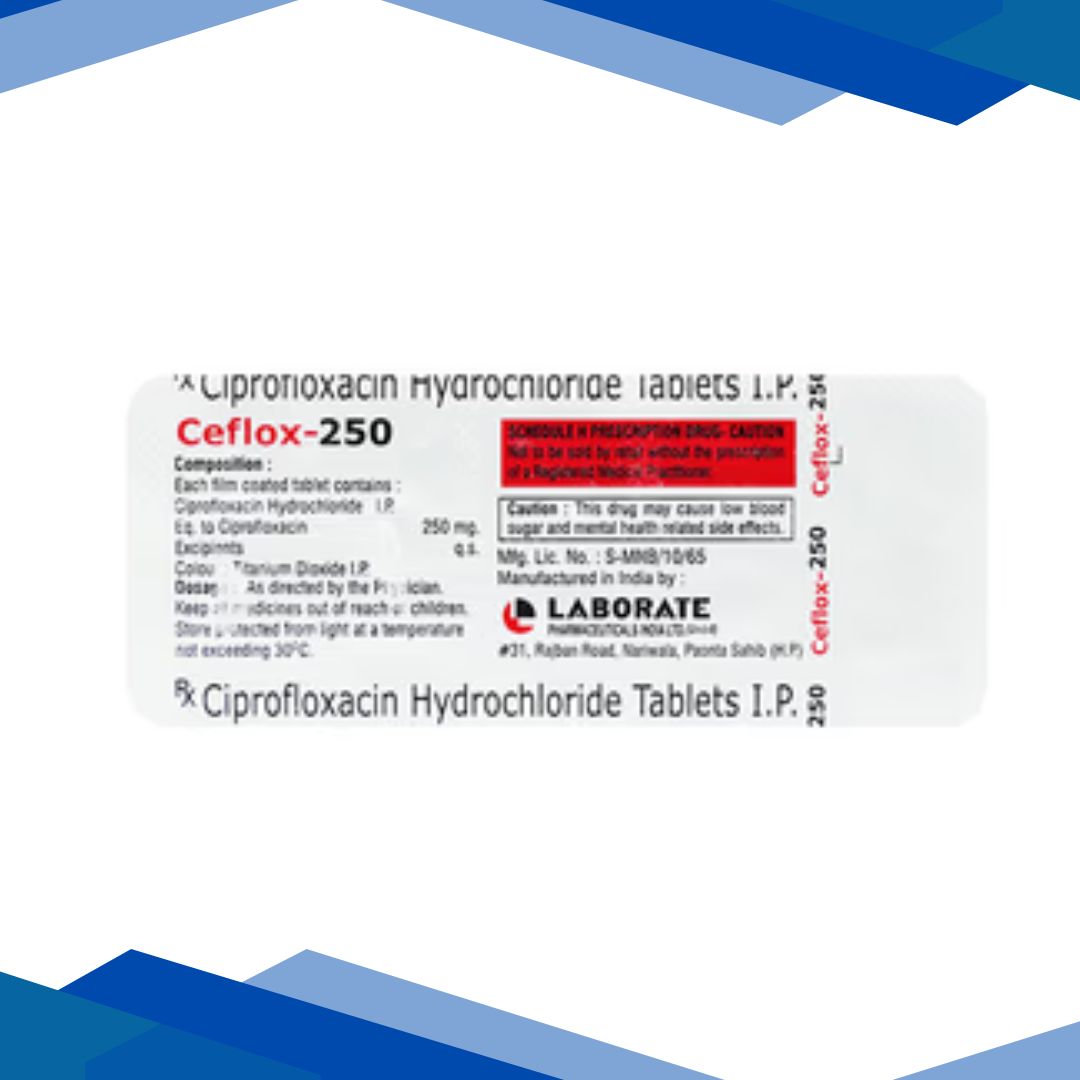 CEFLOX 250mg Tablet 10's