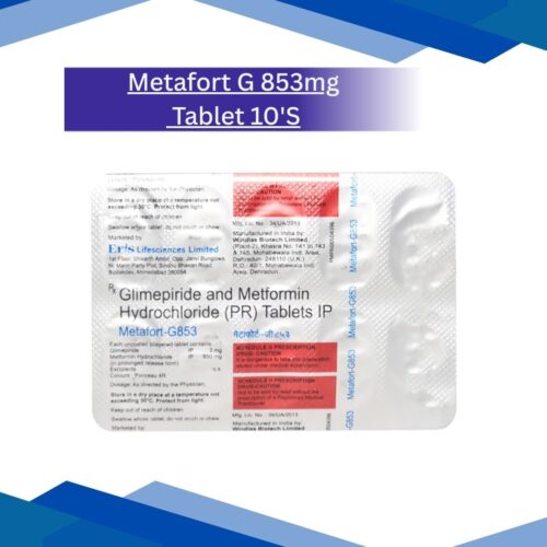 Metafort G 853mg Tablet 10'S