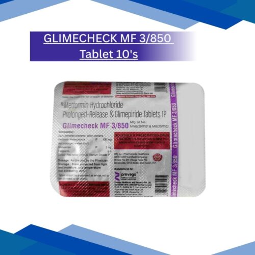 GLIMECHECK MF 3/850 Tablet 10's
