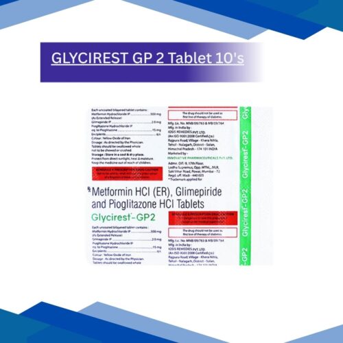 GLYCIREST GP 2 Tablet 10's