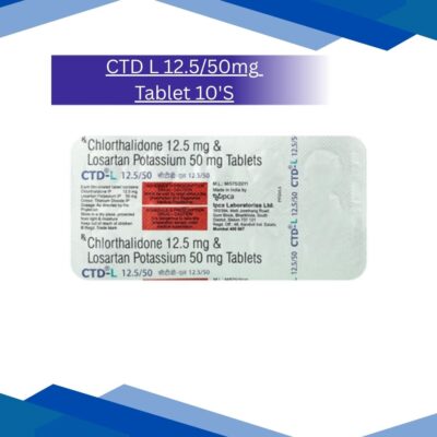 CTD L 12.5/50 mg Tablet 10's