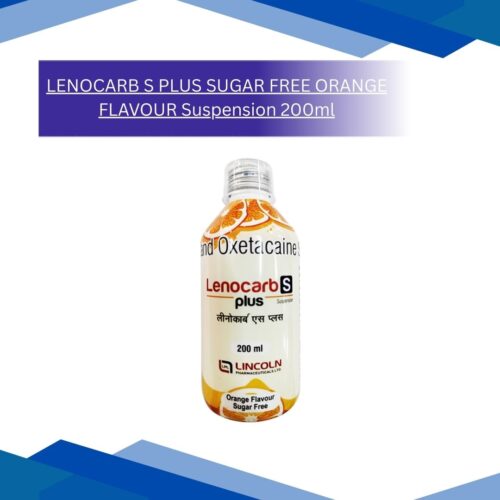 LENOCARB S PLUS SUGAR FREE ORANGE FLAVOUR Suspension 200ml
