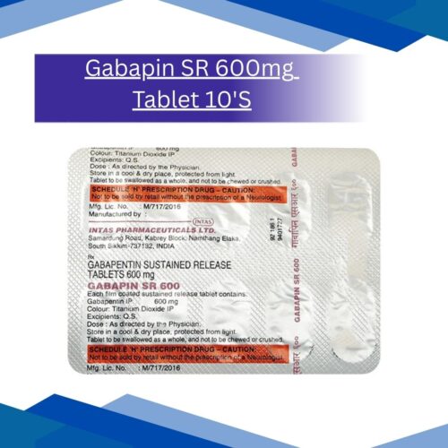 Gabapin SR 600mg Tablet 10'S