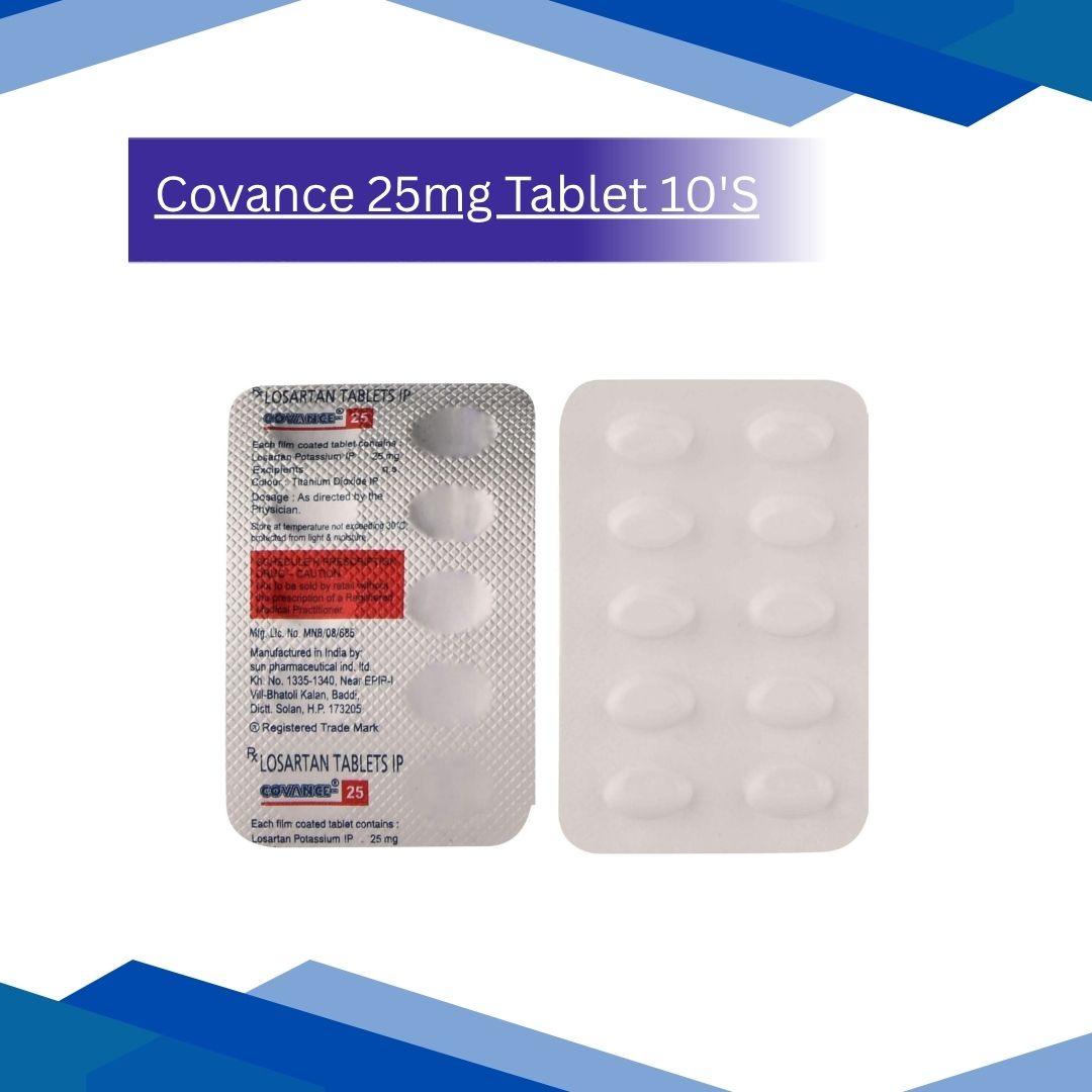 Covance 25 mg Tablet 10's