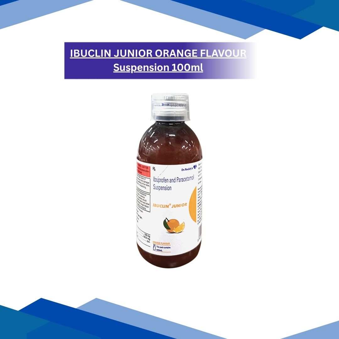 IBUCLIN JUNIOR ORANGE FLAVOUR Suspension 100ml