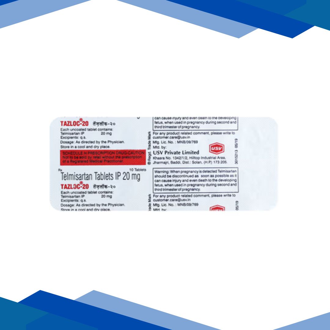 Tazloc 20mg Tablet 10'S
