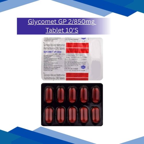 Glycomet GP 2/850mg Tablet 10'S