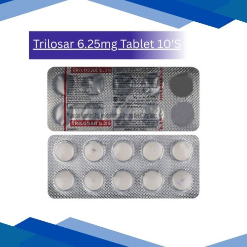 Trilosar 6.25 mg Tablet 10's