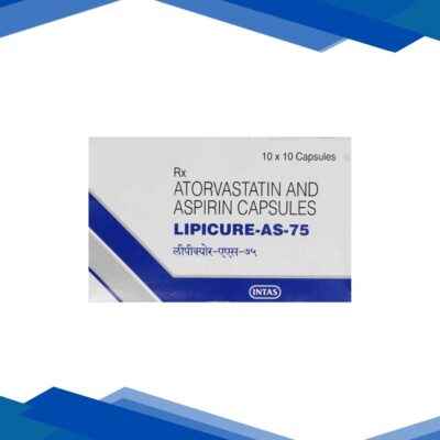 Lipicure AS 75mg Capsule 10'S