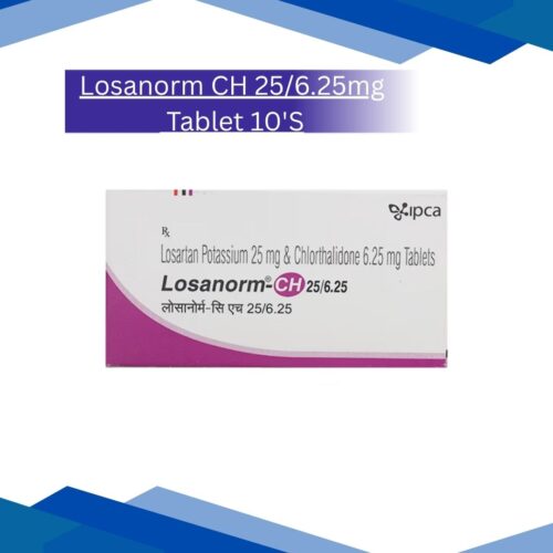 Losanorm CH 25/6.25 mg Tablet 10's