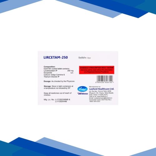 LIRCETAM 250 Tablet 10's