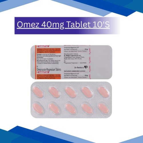 Omez 40mg Tablet 10'S