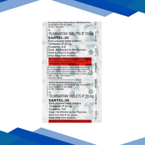 Sartel 20mg Tablet 15'S