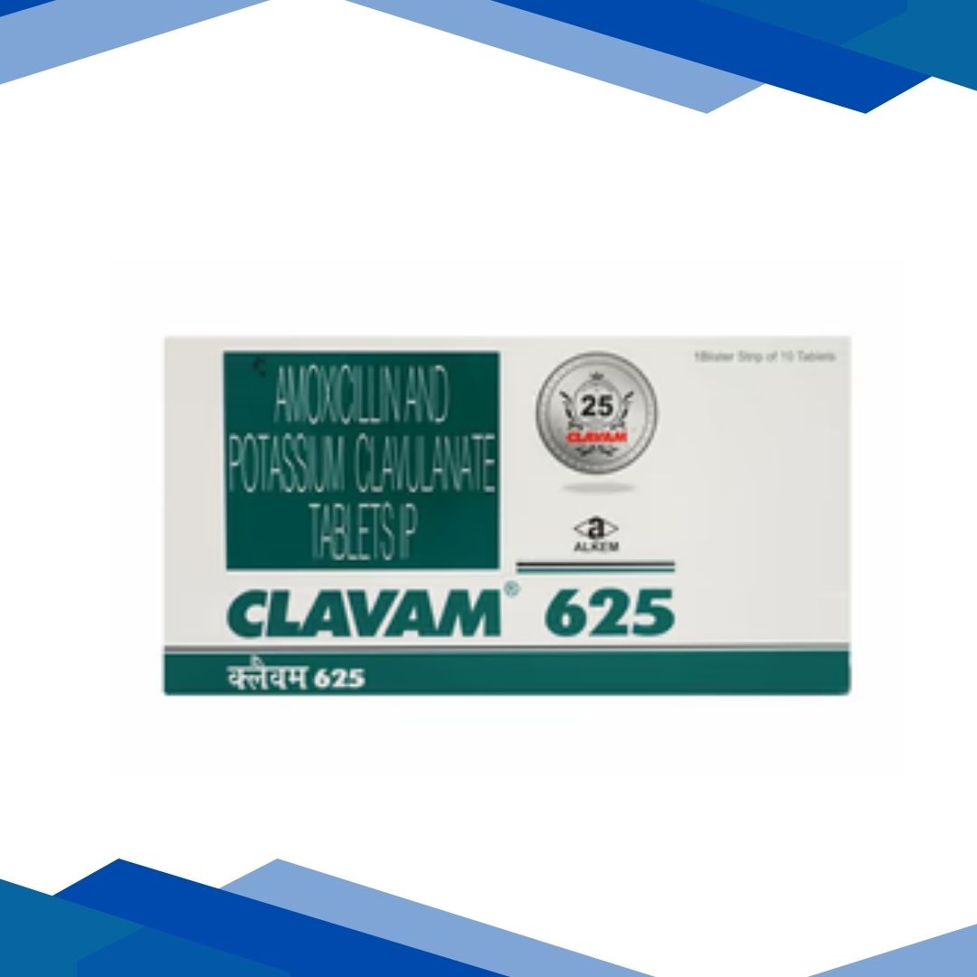 Clavam 625mg Tablet 10'S
