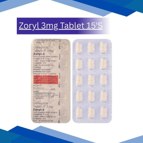 Zoryl 3mg Tablet 15'S