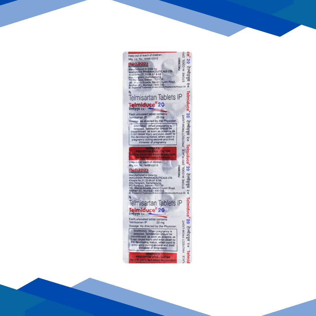 Telmiduce 20mg Tablet 10'S