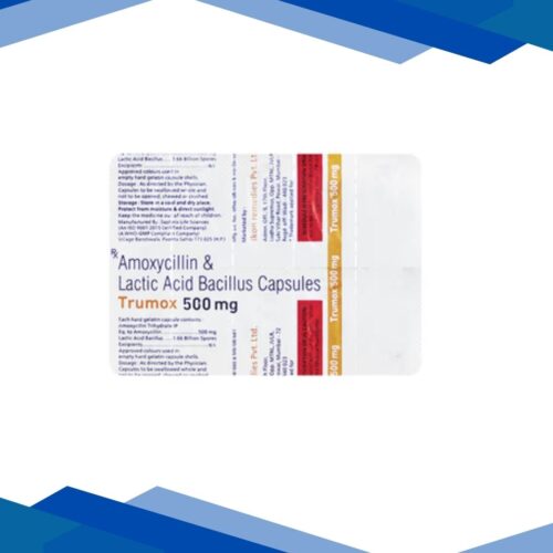 TRUMOX 500mg Capsule 10's