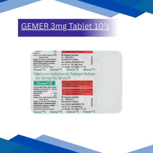 GEMER 3mg Tablet 10's