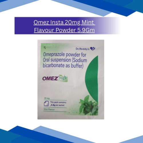 Omez Insta 20mg Mint Flavour Powder 5.9Gm