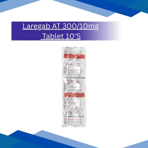 Laregab AT 300/10mg Tablet 10'S