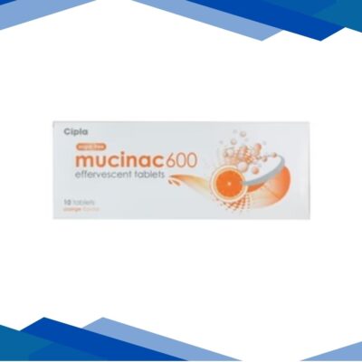 Mucinac 600mg Sugar Free Orange Flavour Effervescent Tablet 10’S